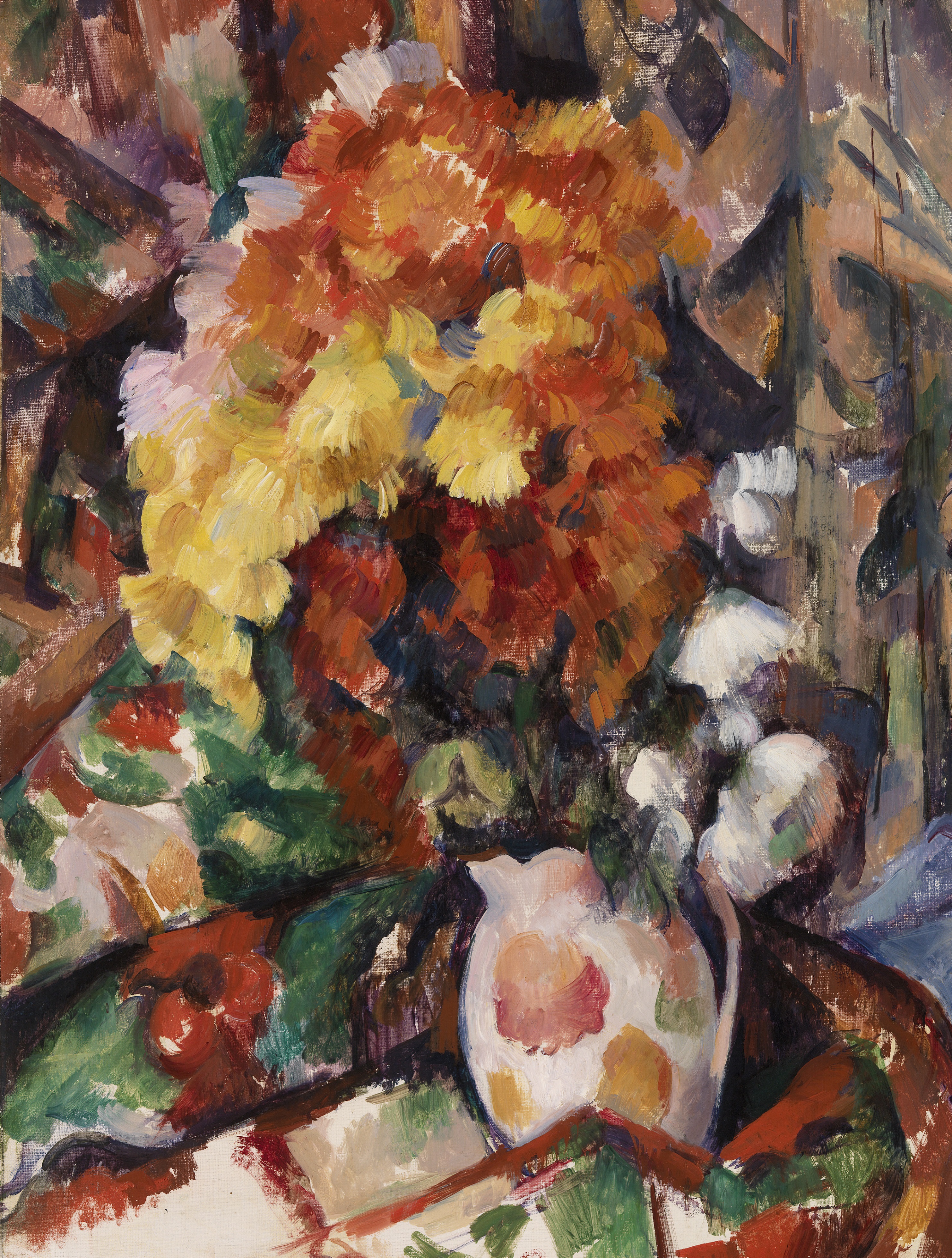 Barnes Collection Online — Pierre-Auguste Renoir: Girl with Basket of  Oranges (Marchande d'oranges)