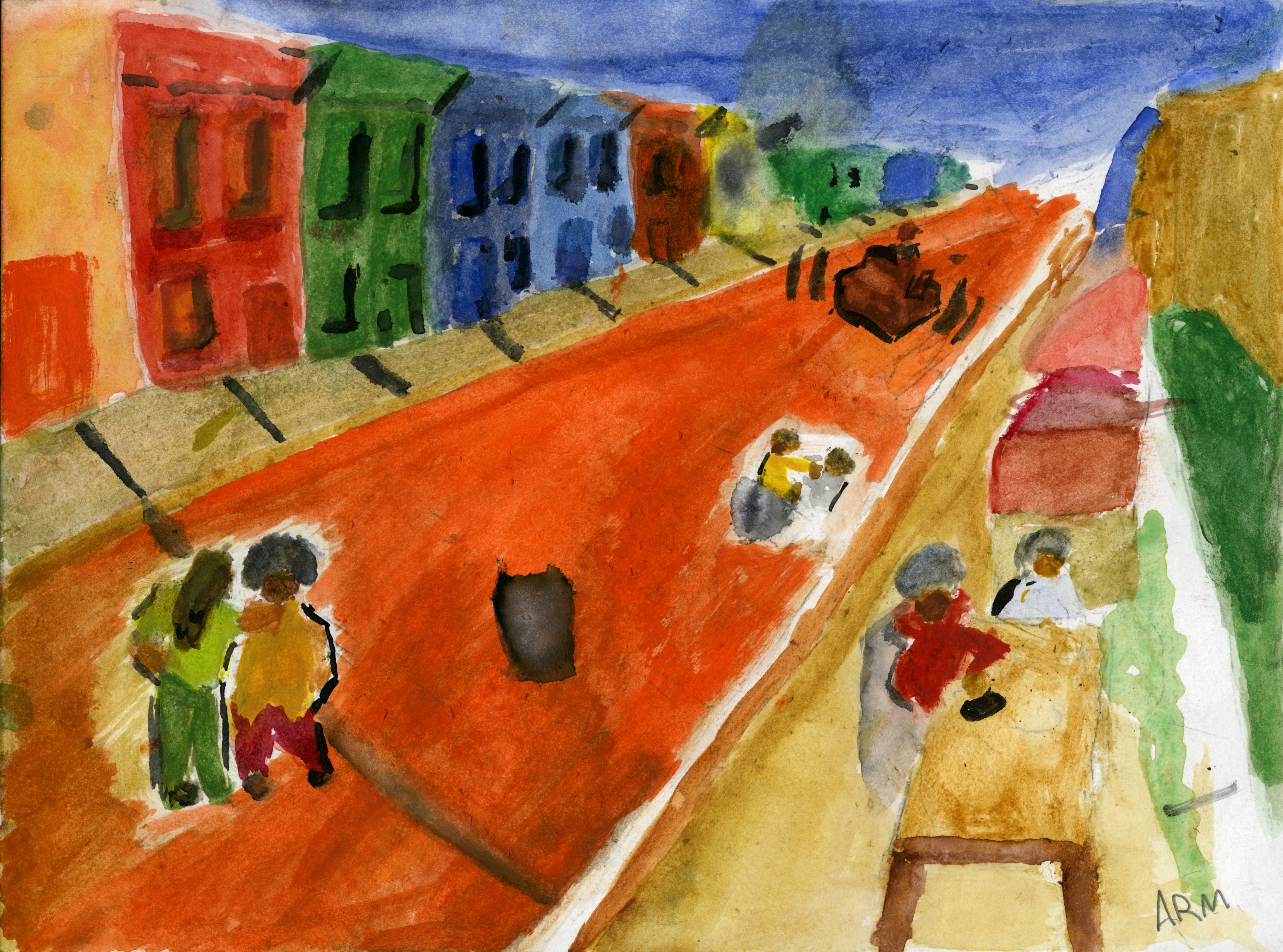 <p><em>Block Party</em> by Azeem Roundtree-Miller</p>
