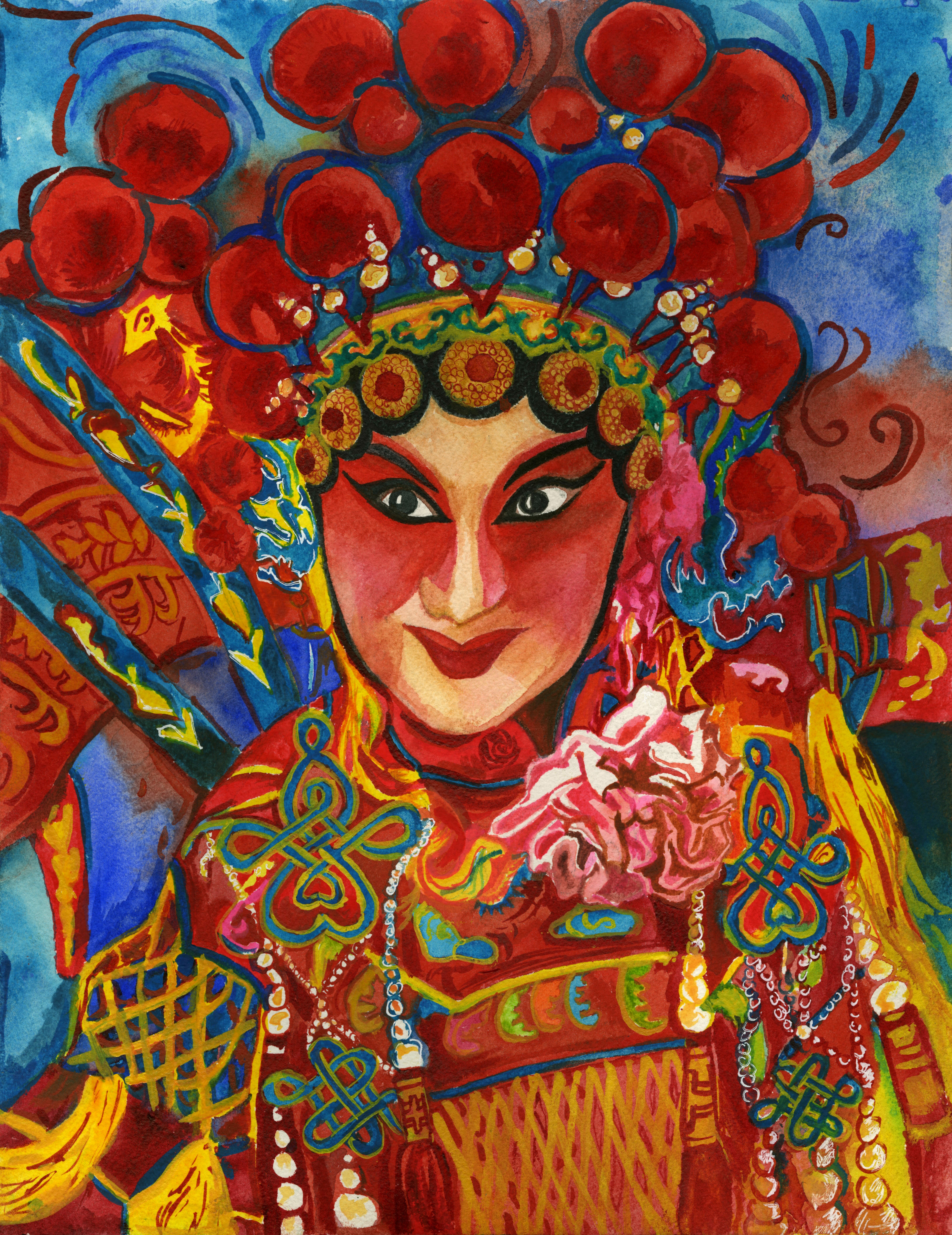 <p><em>Theatric Beauty</em> by Meng Yang</p>