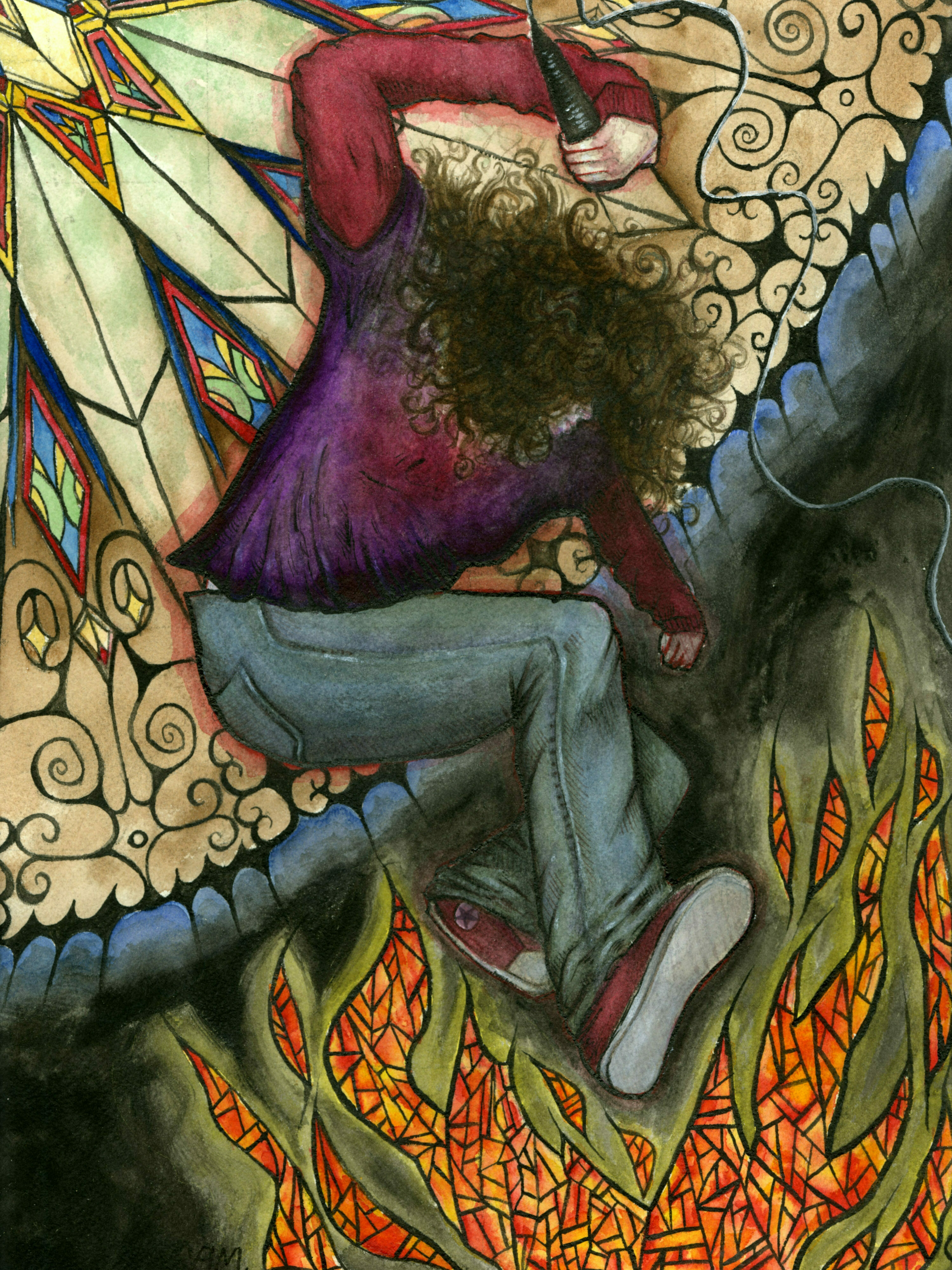 <p><em>There is no hell while you ascend from the flames </em>by Samantha Fischer</p>