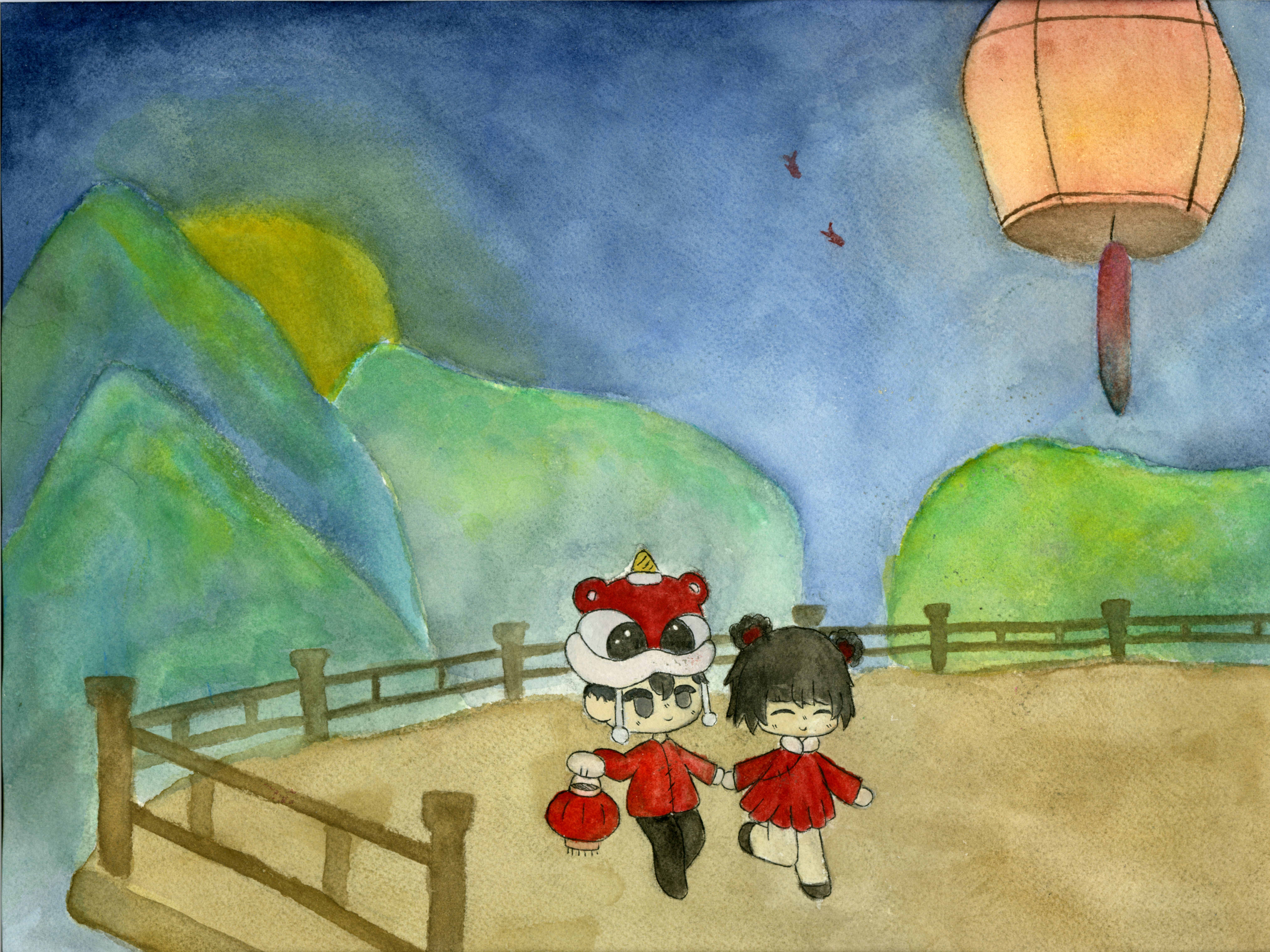 <p><em>Lantern Walk </em>by Stella Zhao</p>