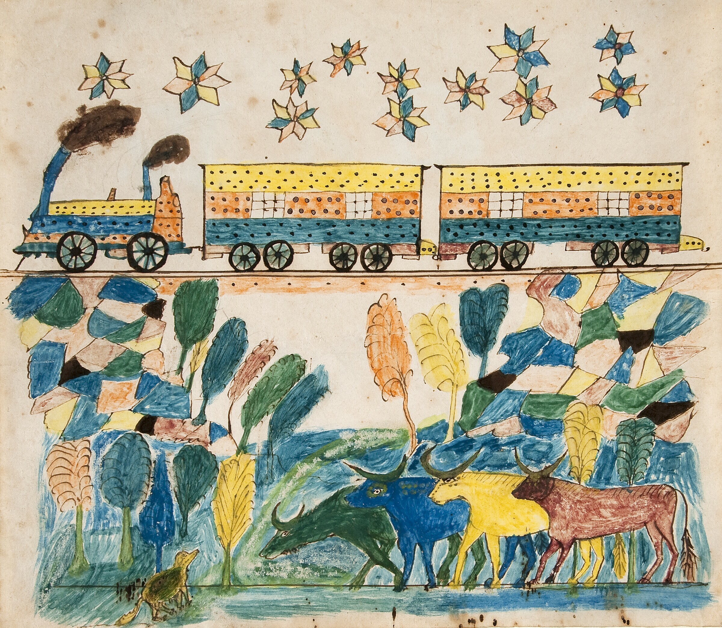 <p>The following student models were inspired by this Pennsylvania German work.</p>