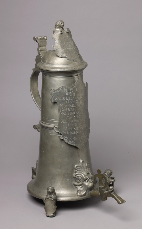 <p>Ceremonial tankards for bakers and butchers</p>